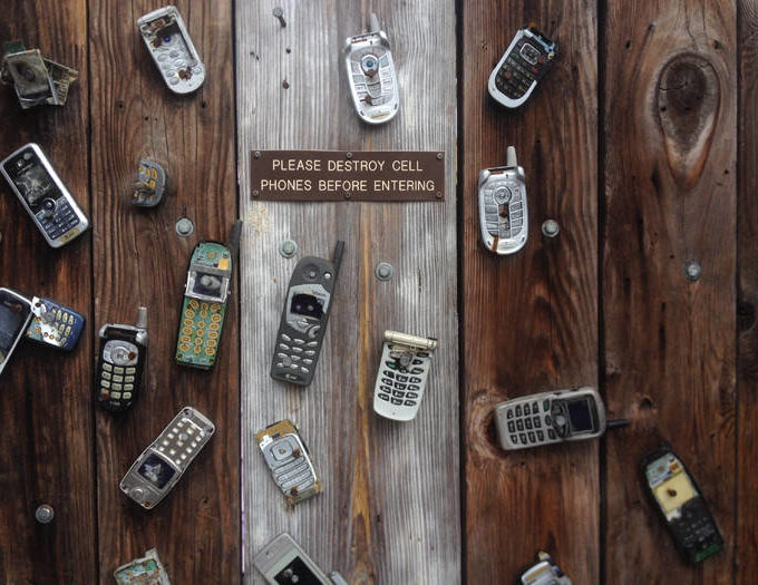 Old cellphones.
